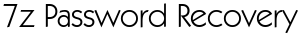 7z Password Recovery 