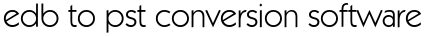 edb to pst conversion software